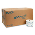 1-Ply, 1 Septic Rolls/Carton Tissue Tissue, Bath Sheets/Roll, White, Safe, 24 (M2000) Core 2,000 PK,Morcon Small