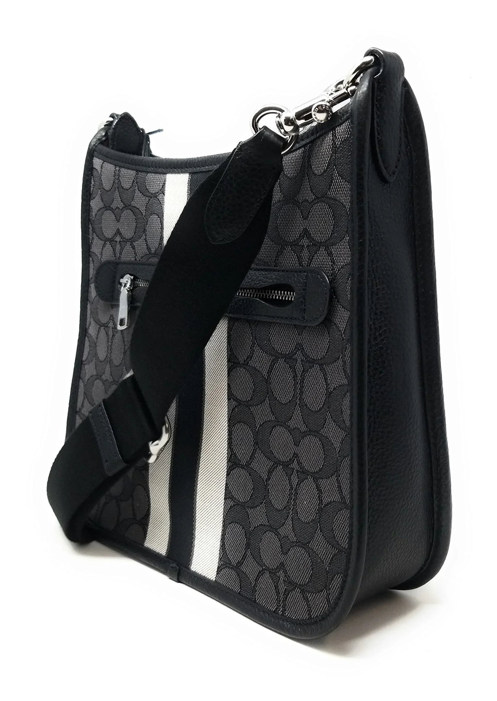 Coach Crossbody Black Bag File Patch Dempsey