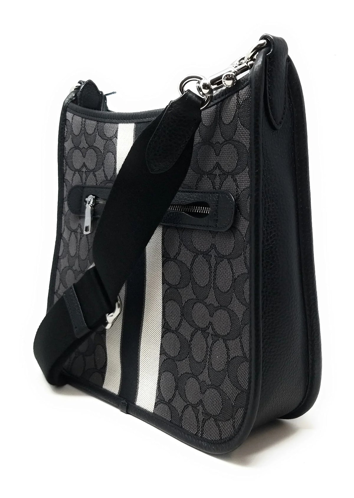 Coach Crossbody Black Bag File Patch Dempsey