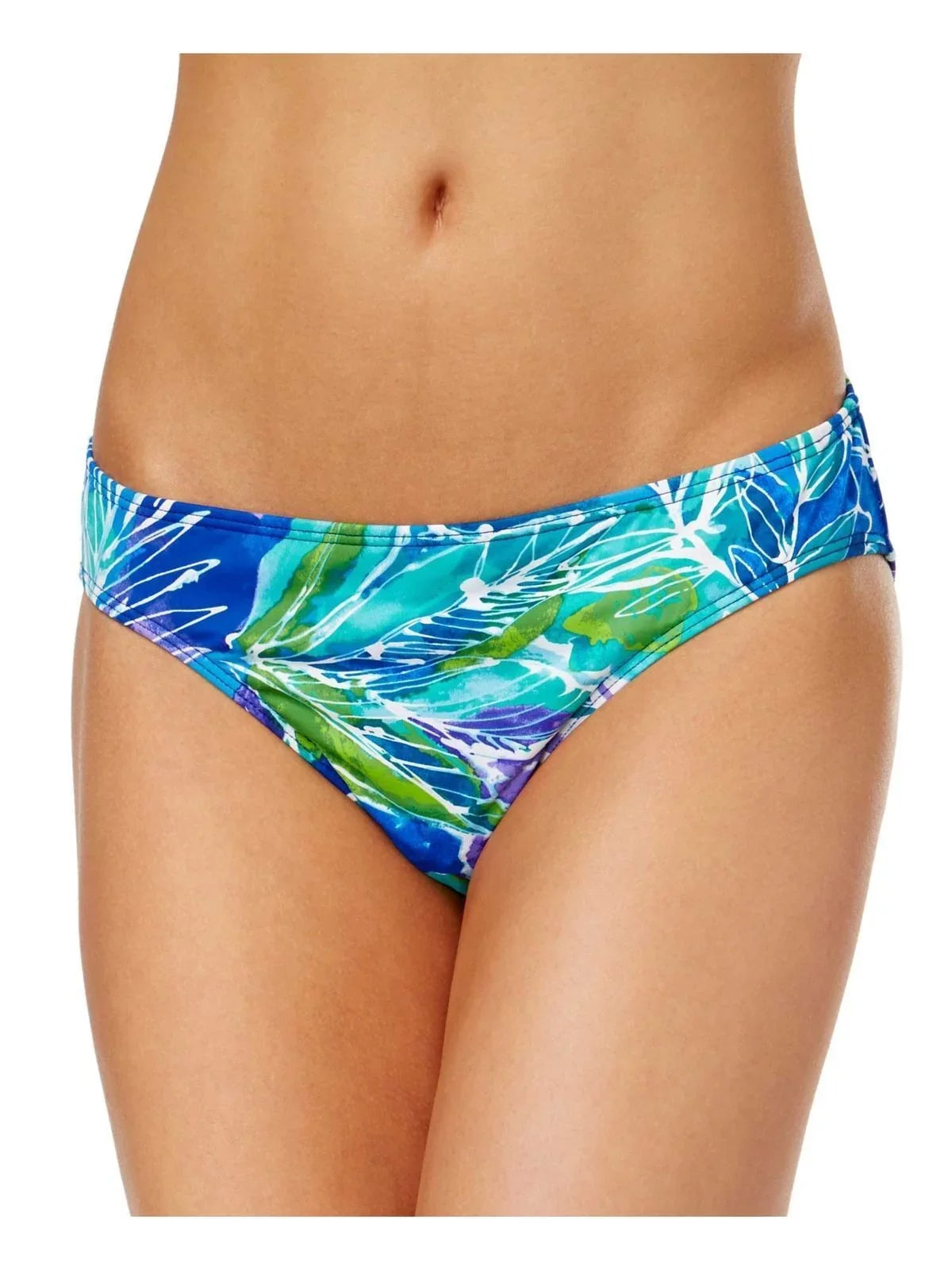 14 Ralph Swim Bikini BLUE Lauren Tropical US Hipster Bottom,
