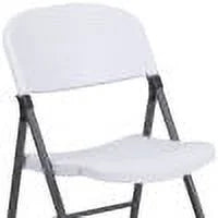 Furniture Series Flash HERCULES White Charcoal with Capacity Plastic Frame Chair lb. Granite 330 Folding