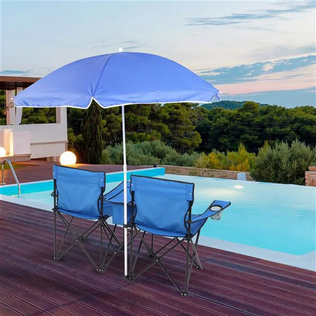 Double High Patio Beach Carrying Outdoor Portable Blue Camping Beverage Strength Table Mini Holder Chair, SYTHERS Chair, Outdoor with for Beach Bag, Camping Chair Park Folding Pool