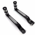 Toe Electra 009C- Pegs w/ HTT- Shifter Heel Aluminum Shift Black later Davidson 1988 and Glide For Harley Levers Style