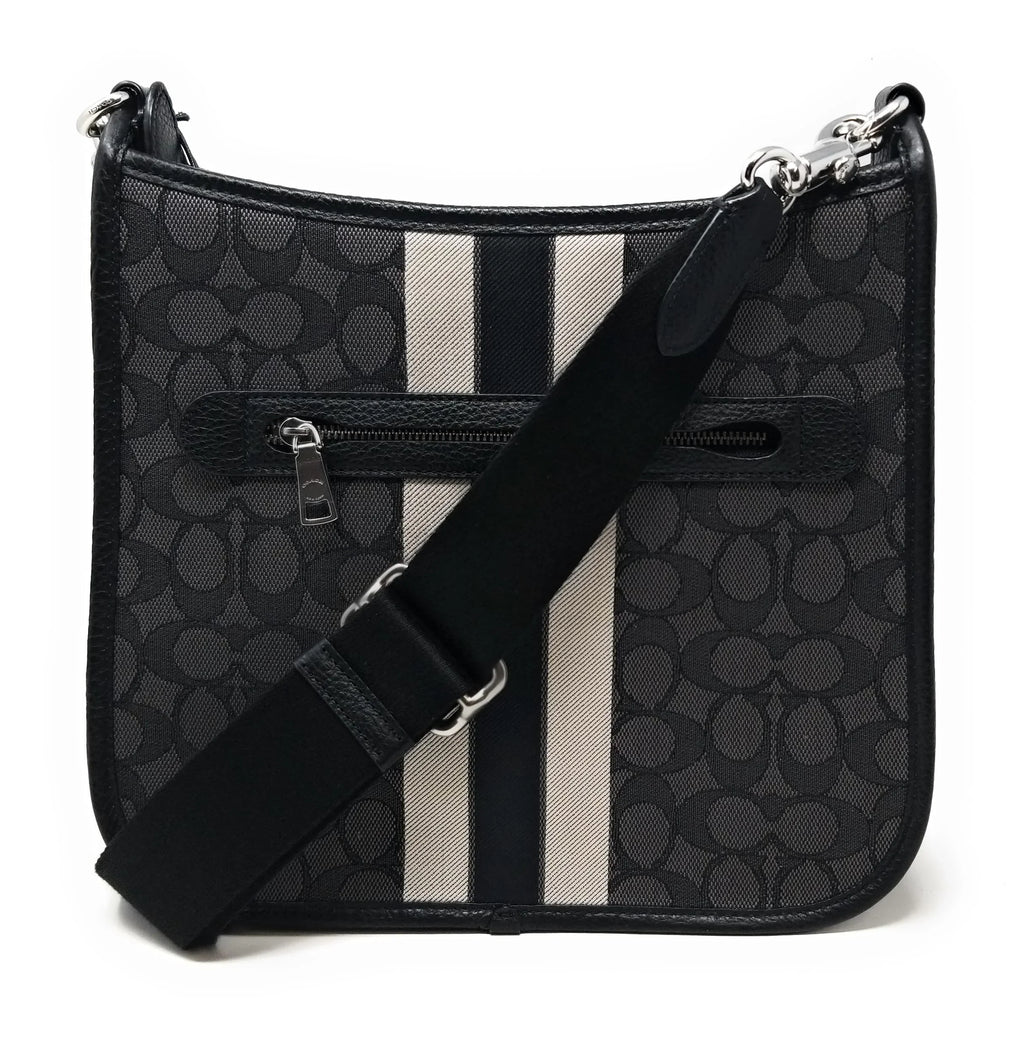 Coach Crossbody Black Bag File Patch Dempsey