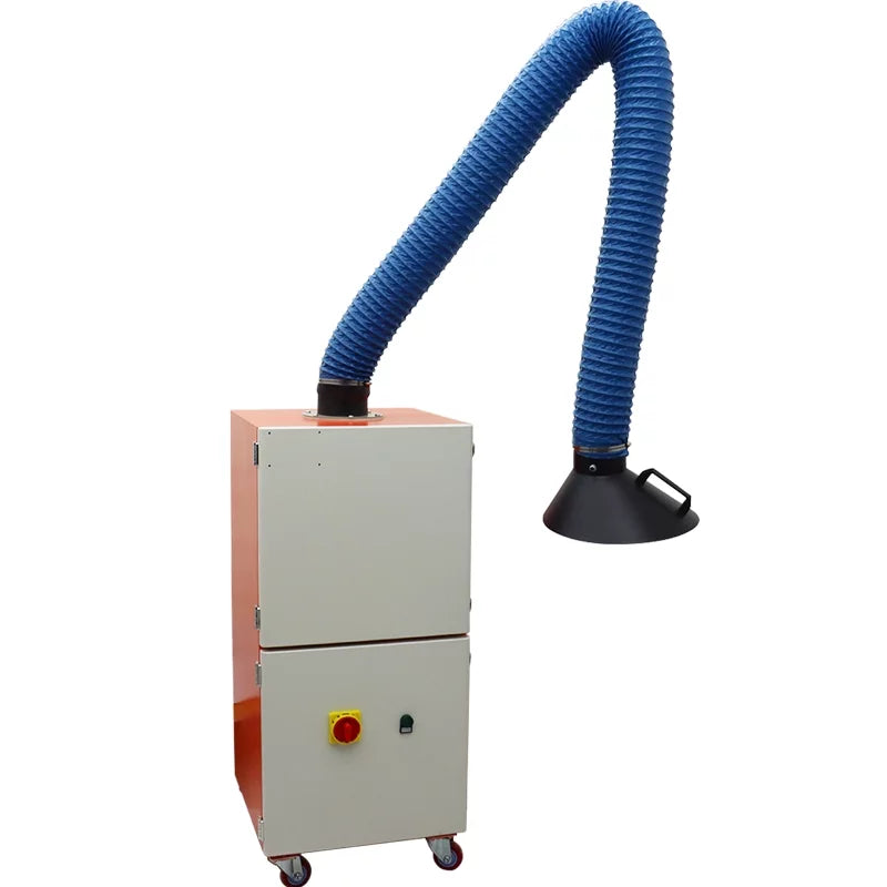 Single Smoke EQCOTWEA Purifier Extractor Arm Fume 220V Welding Welding Mobile