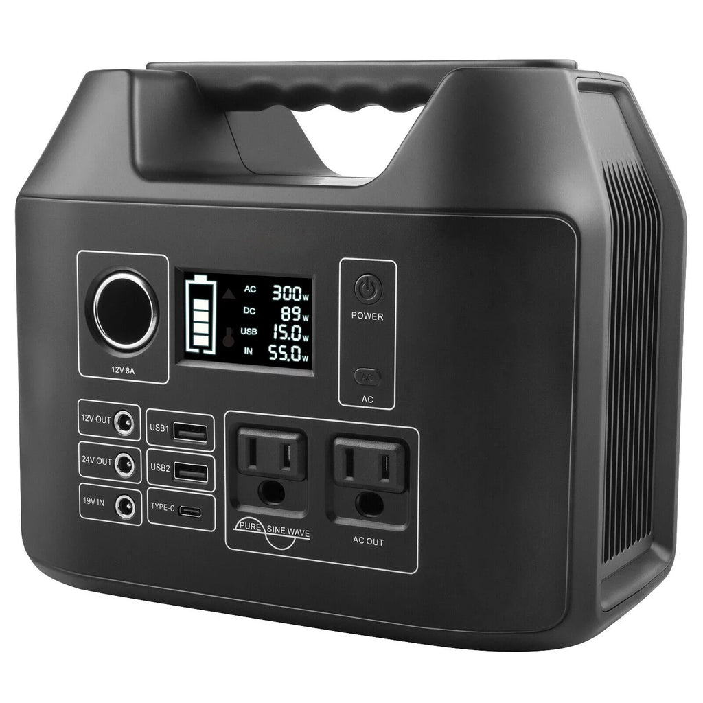 Lithium Generator Station Sloar Battery NEW 300W 296Wh Portable Power 80000mAh