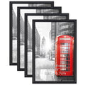 Photo Poster Wall Picture Gallery 12 Black Modern 4 18 Frame x Poster, Pack Frames, for 12x18