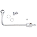 with 3/8 Edelbrock Fuel Line Chrome Fitting Steel 8126 Barb Kit