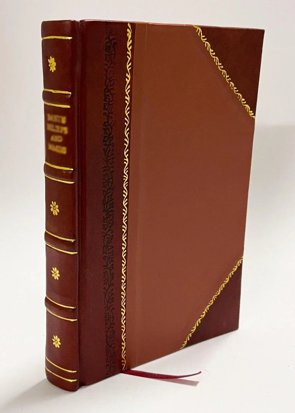 Marchese [Leather in Di Accorretti Bianchi, Belle Professore Emidio Del /Scritta Lettere Biografia Treia. Bound] (1868) Dall'Abate Giovanni