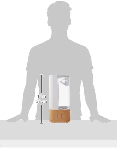 1 Mist Woodgrain Cool Sharper Humidifier, Ash Image Light Ultrasonic gal.,