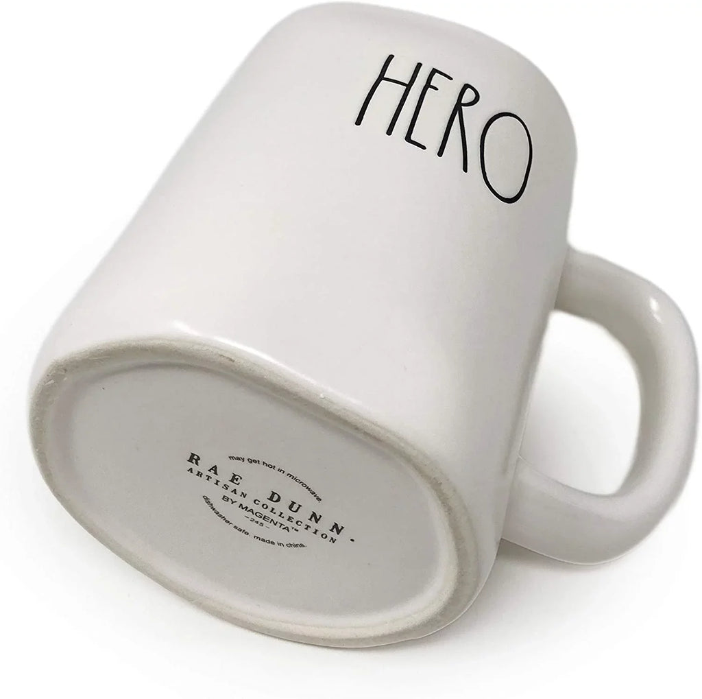 Ceramic Mug LL HERO Mug Tea DOCTOR Black Letter Dunn White Rae with