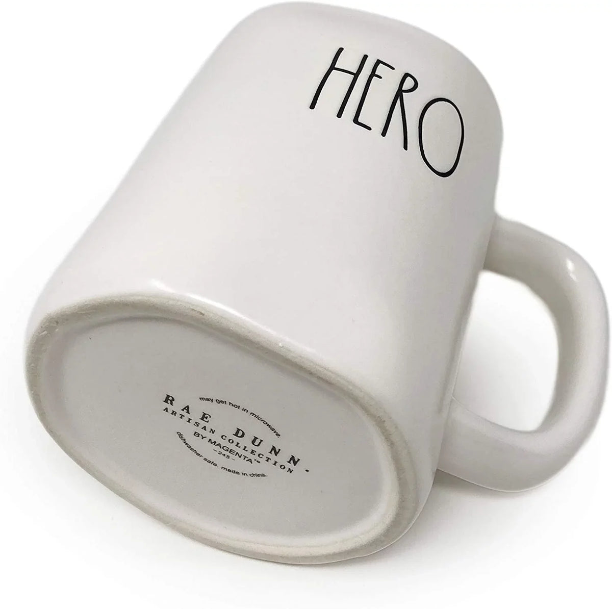 Ceramic Mug LL HERO Mug Tea DOCTOR Black Letter Dunn White Rae with