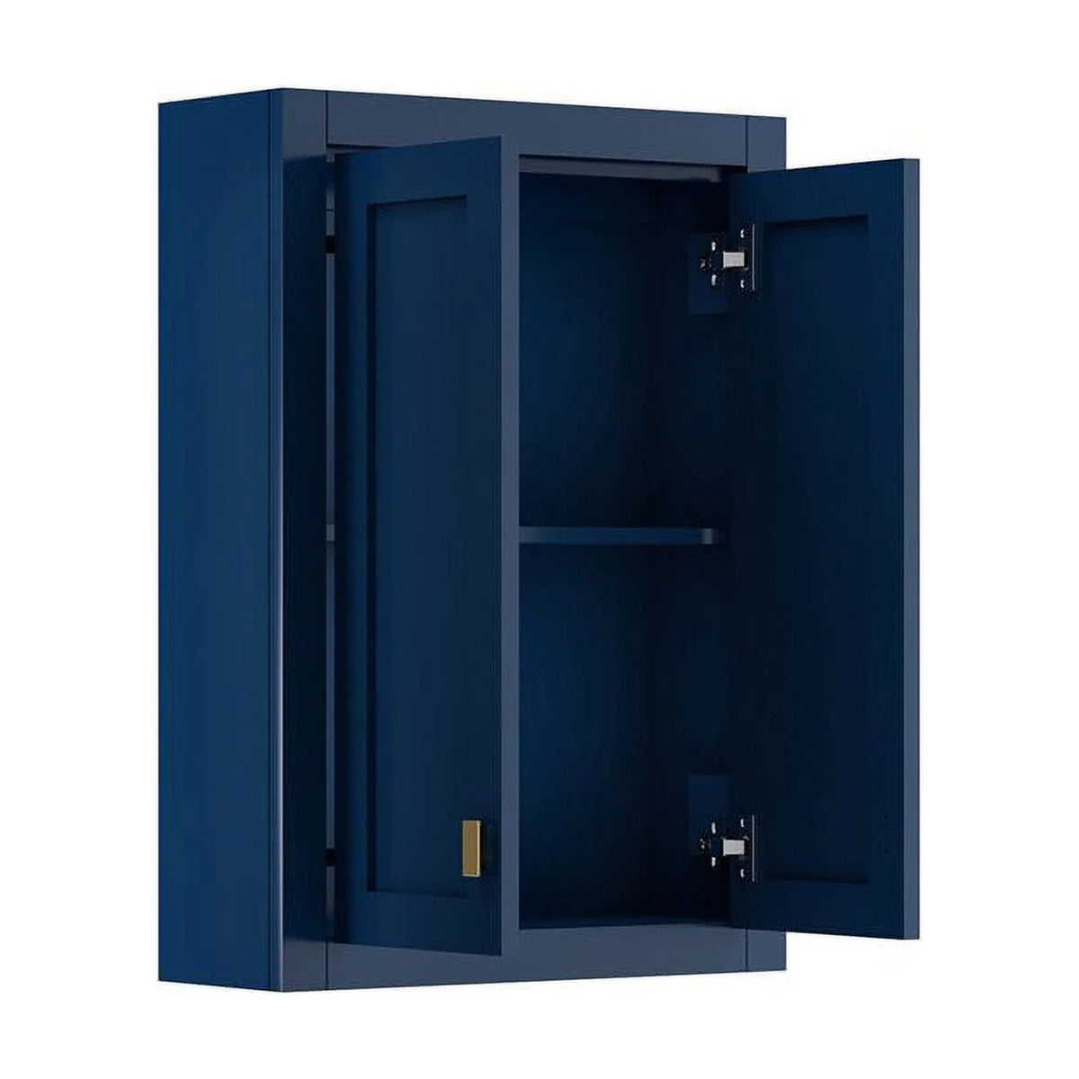 Medicine Water 33" Cabinet Madison Solid Hardwood in Creation Blue/Chrome