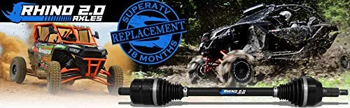 Axle|Stronger FRONT LEFT Rhino 1000|1 2020+ Axle Heavy Left Duty Kawasaki Front for Stock|AX-4-88-FL-0-DT SuperATV KRX 2.0 Than Teryx