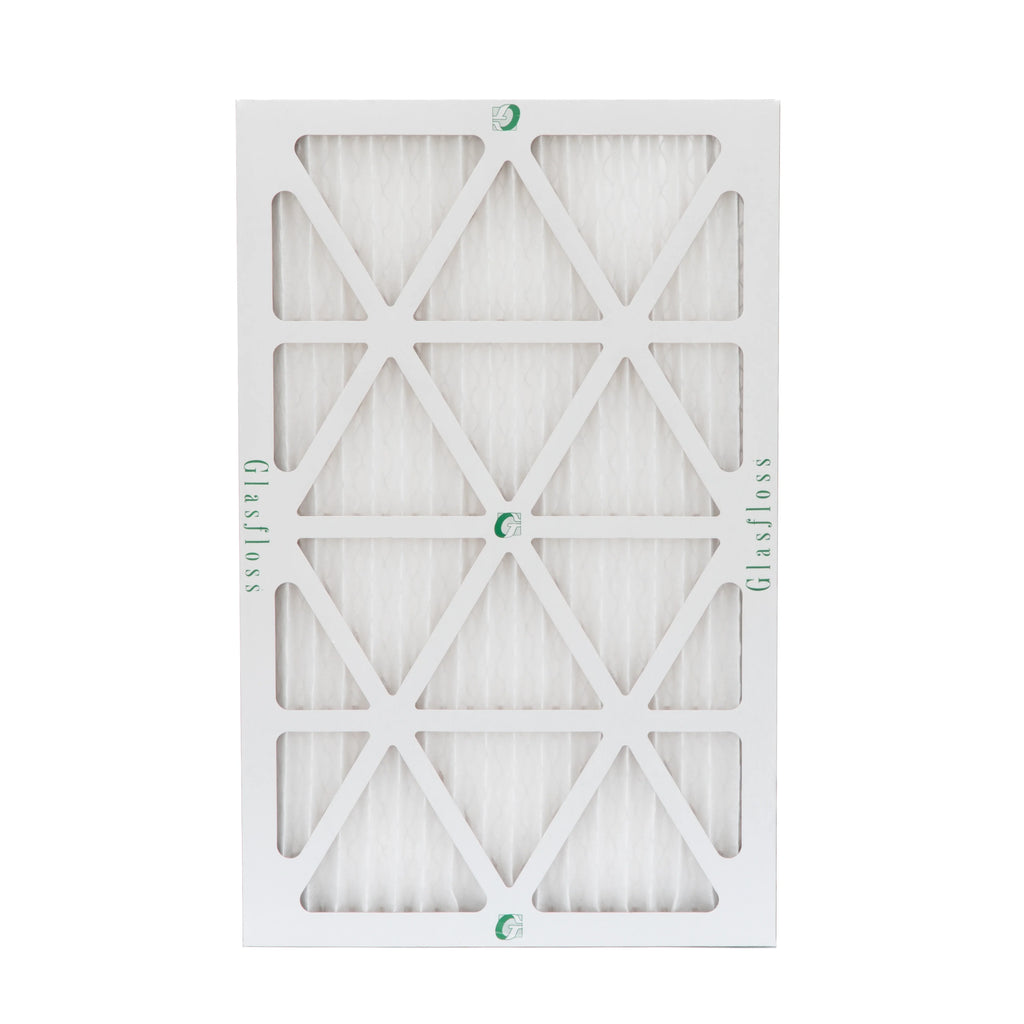 7/8 x Actual Pleated 13 Size: Air by 24-1/2 x Pack of Glasfloss. 14x25x1 12 Filters MERV 13-1/2
