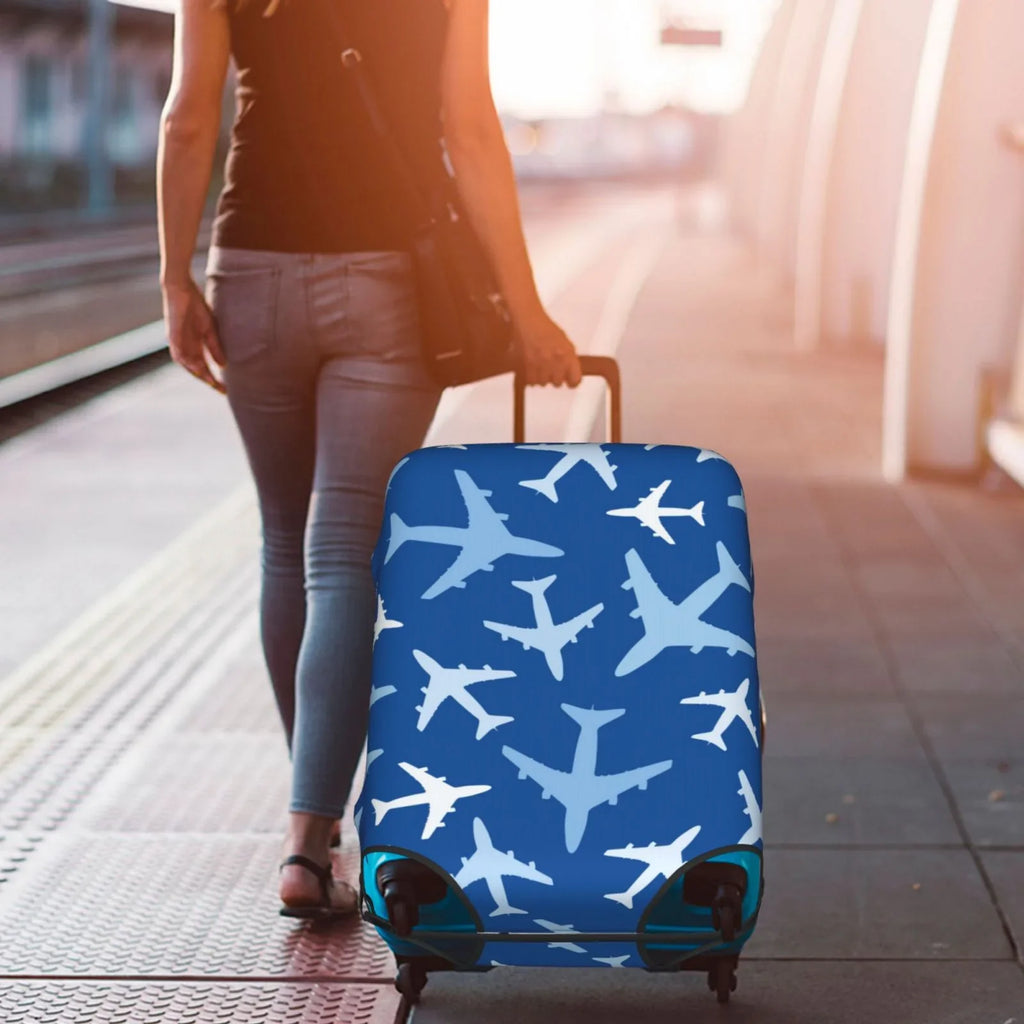 Cover Washable Travel 18-32 Bag,Anti-Scratch,Dust-Proof Lukts For Adult,S Suitcase Luggage The Kid Inch Sleeve Protector (For Airplanes Sky Luggage) In Suitcase Elastic