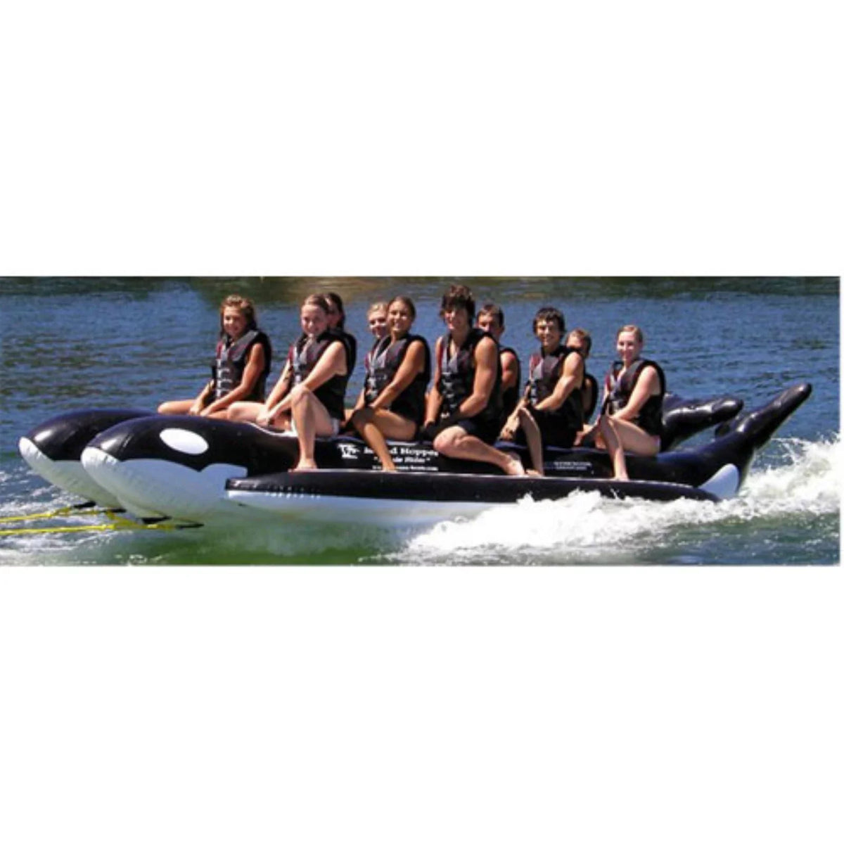 Ride 10 Water Hopper Whale Person 18' Island PVC-10-WR Inflatable Sled Banana