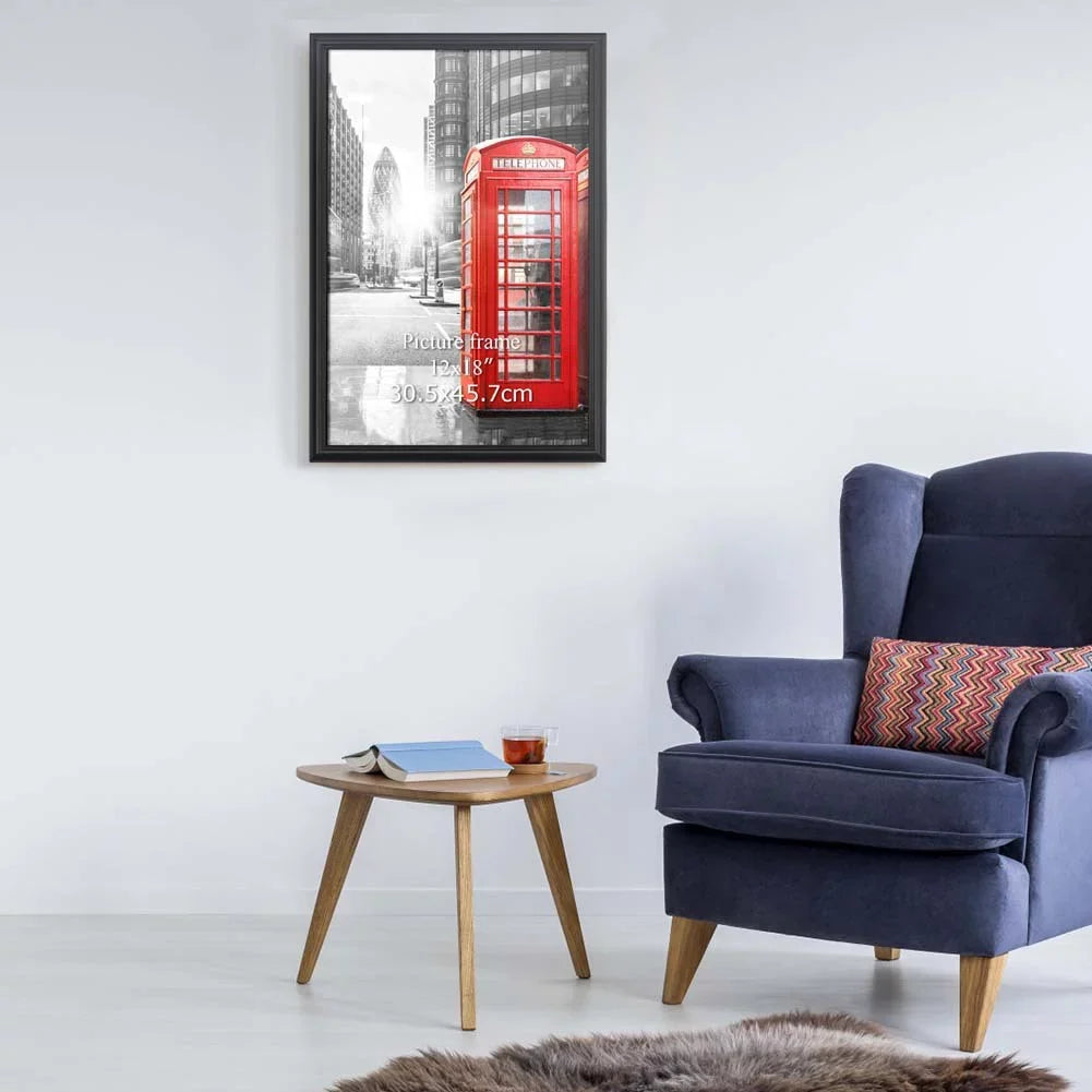 Photo Poster Wall Picture Gallery 12 Black Modern 4 18 Frame x Poster, Pack Frames, for 12x18