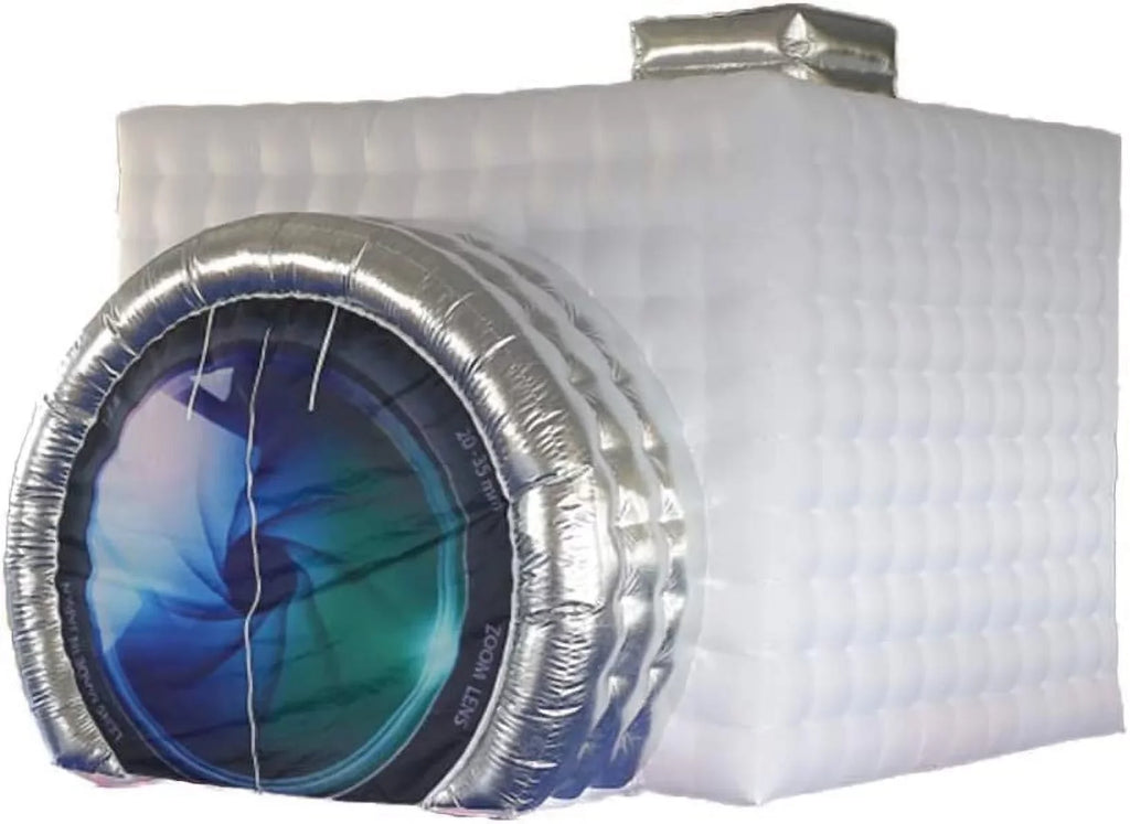 Booth Exhibition Photo Blower, Enclosure Tent Shaped Event, Photo Inflatable Show, Wedding, Camera for with Cube Miumaoev Booth 3.52.82.5M Backdrop Inflatable