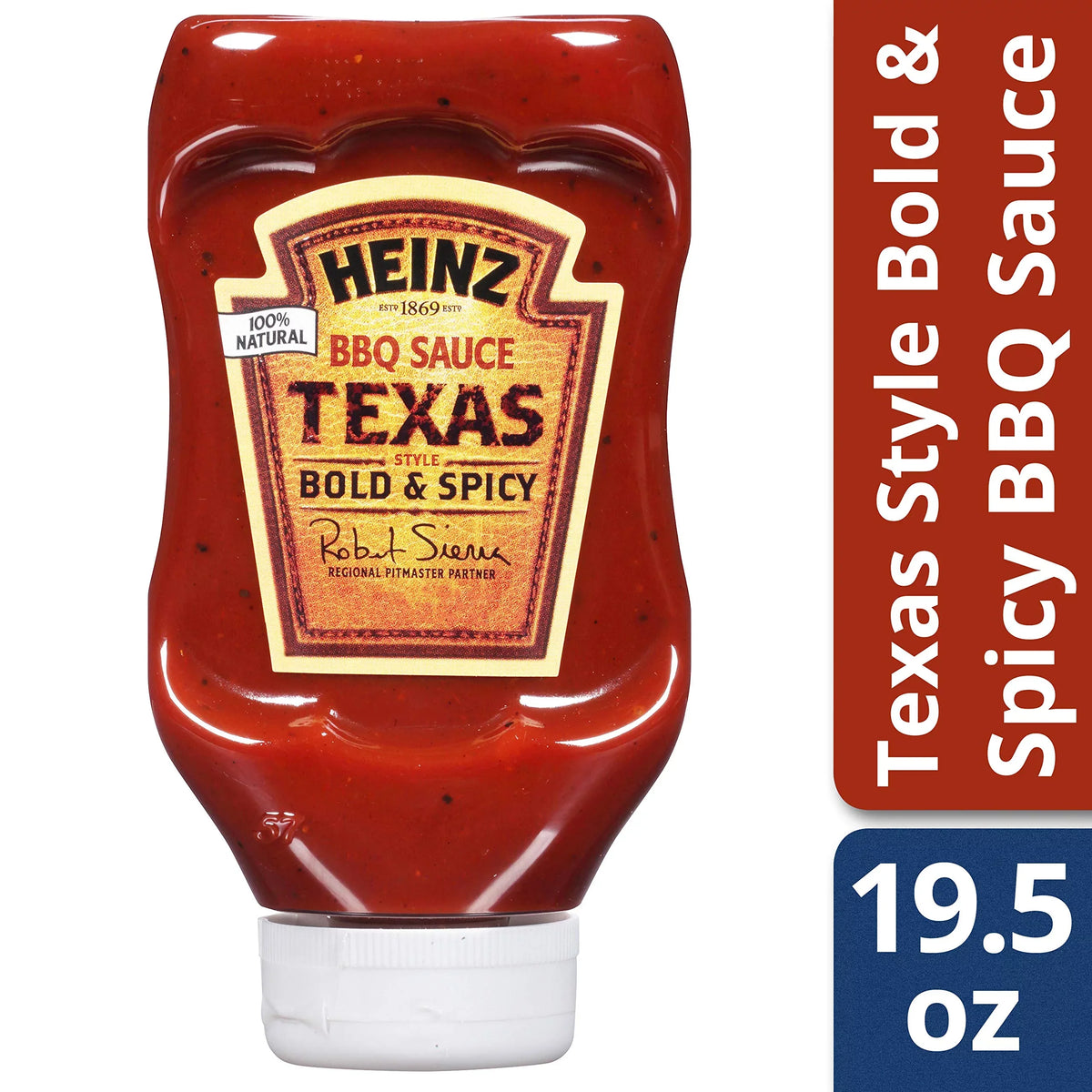 Heinz Bottles, Sauce Spicy Pack Texas Style BBQ Bold of (19.5 oz & 6)