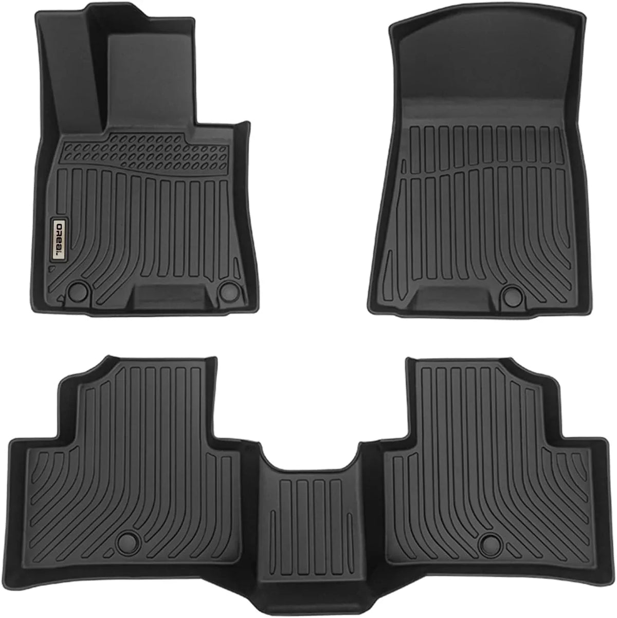 Liners Carpet Rear Odorless GV70 All for Custom 2022 Duty Fit Front Protection Floor 2023 Mats Durable Replacement Heavy Genesis Car Weather Black