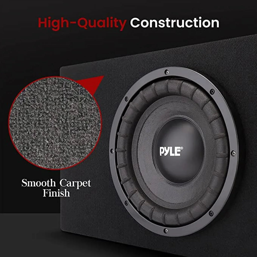 Box Non-Pressed Slim Pyle System Cone 10-inch Paper a High Watts Woofers Subwoofer Powered 500 with