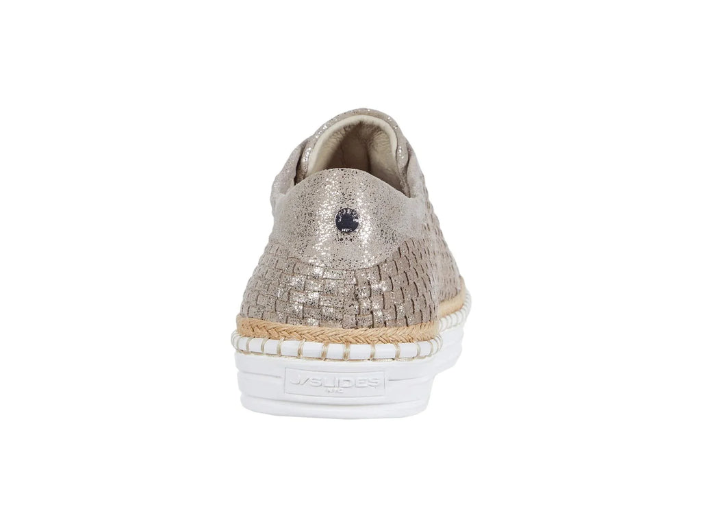 Sneakers Kayla Padded Woven Shoes Goring Logo Hardware 10 Slip Toe On Gold M Round Leather SLIDES Womens J Platform
