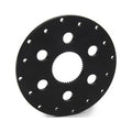 Black Adapter MPD Hub in. 42 MPD86500 Brake with Sprint to Spline, Racing Anodize Rotor