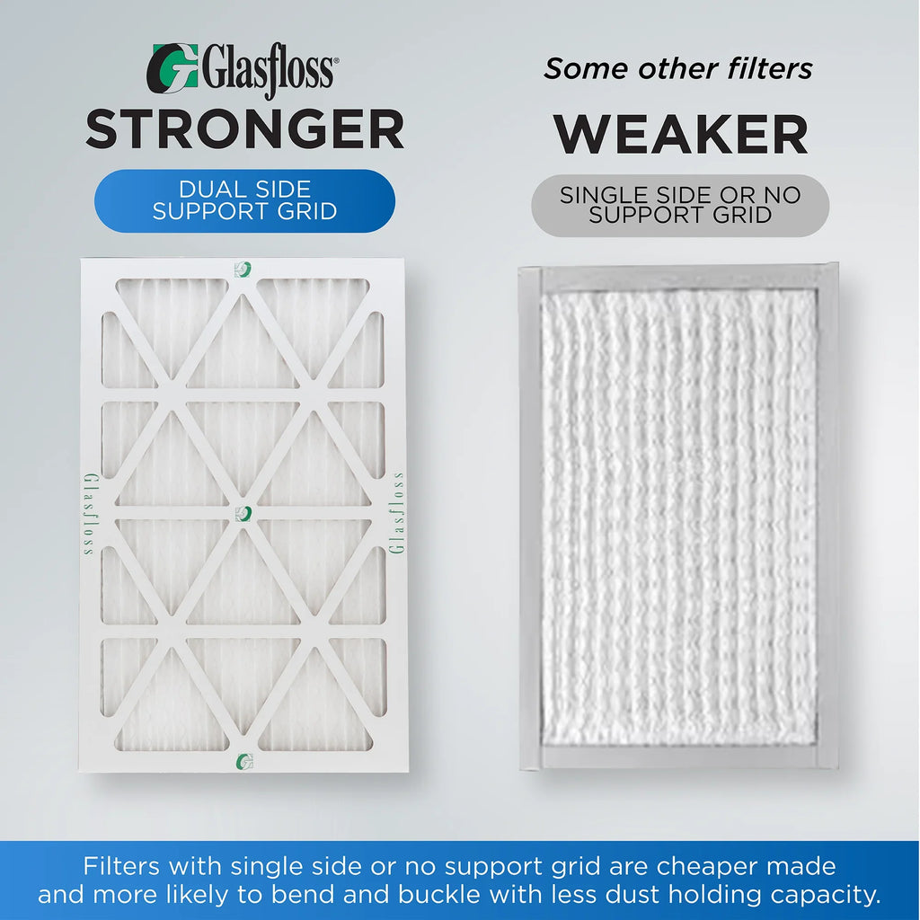 Filters 10 Exact 15-1/2 AC Air 16x25x4 ( by Glasfloss Industries. Furnace Pack x x 3 3-3/4 24-1/2 Pleated MERV Size: )
