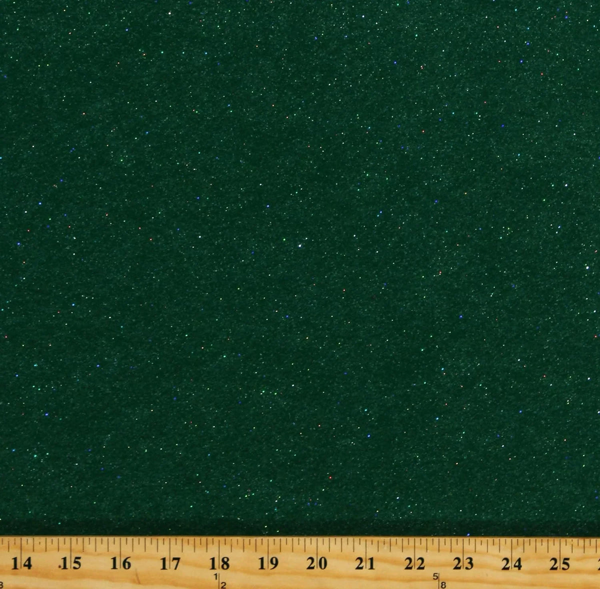 Single-Faced Yard Green 72" The Sparkly Tree Christmas Shimmer Glitter Felt Wide Fabric / By (A415.36)