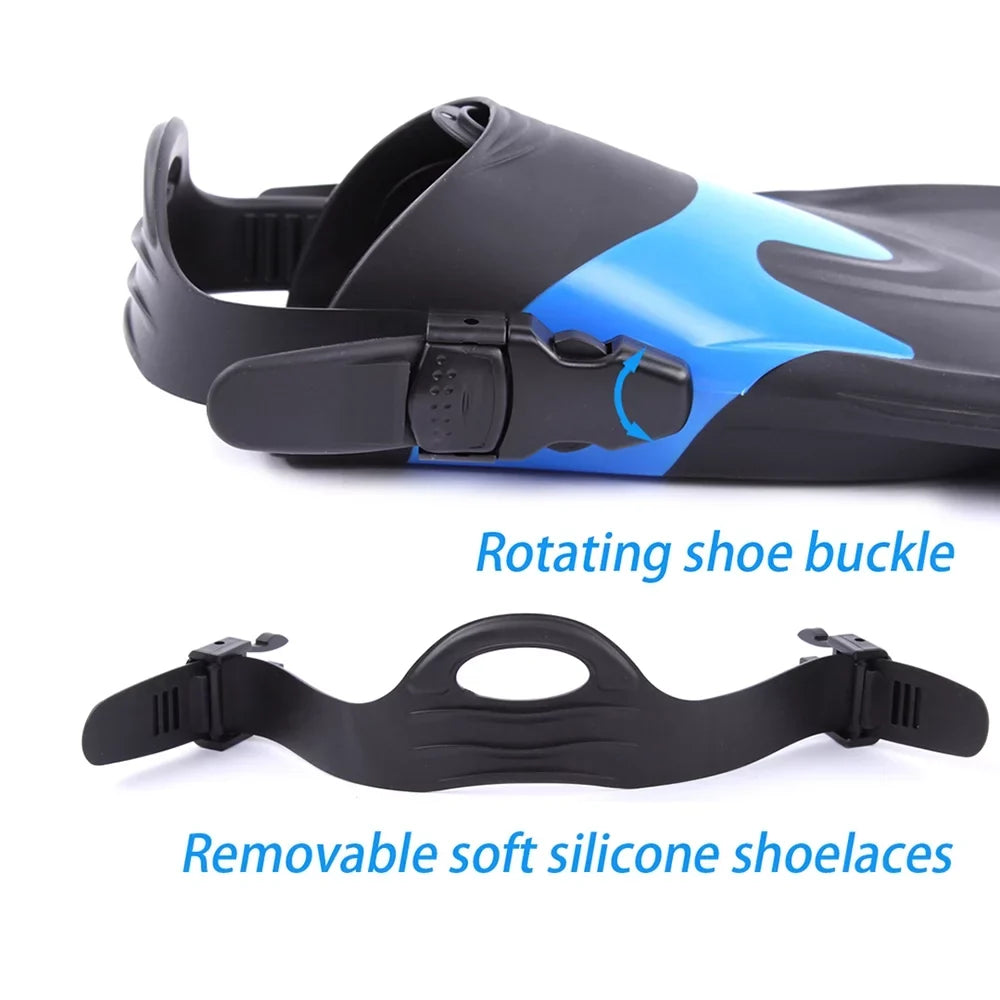 Heel for Water Adjustable Fins Swim Perfect and Snorkeling WHALE