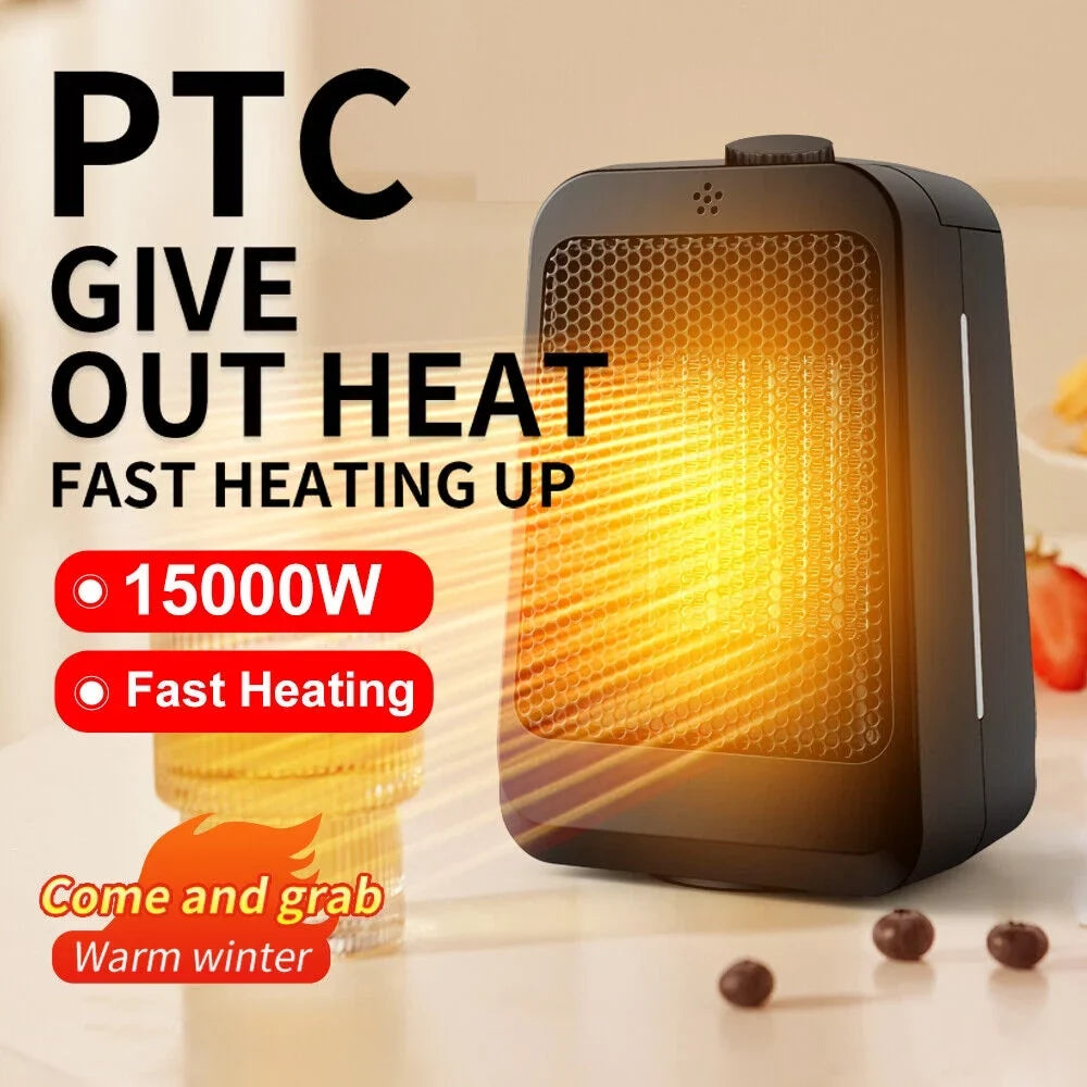 '- Space - Black JahyShow Keep Home Thermostat, Heater Modes 3 - Heater Anywhere Adjustable Portable and Warm Office