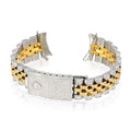 Watch Band Rolex Yellow Diamond 2-Tone Datejust 31mm Jubilee 4CTW Natural