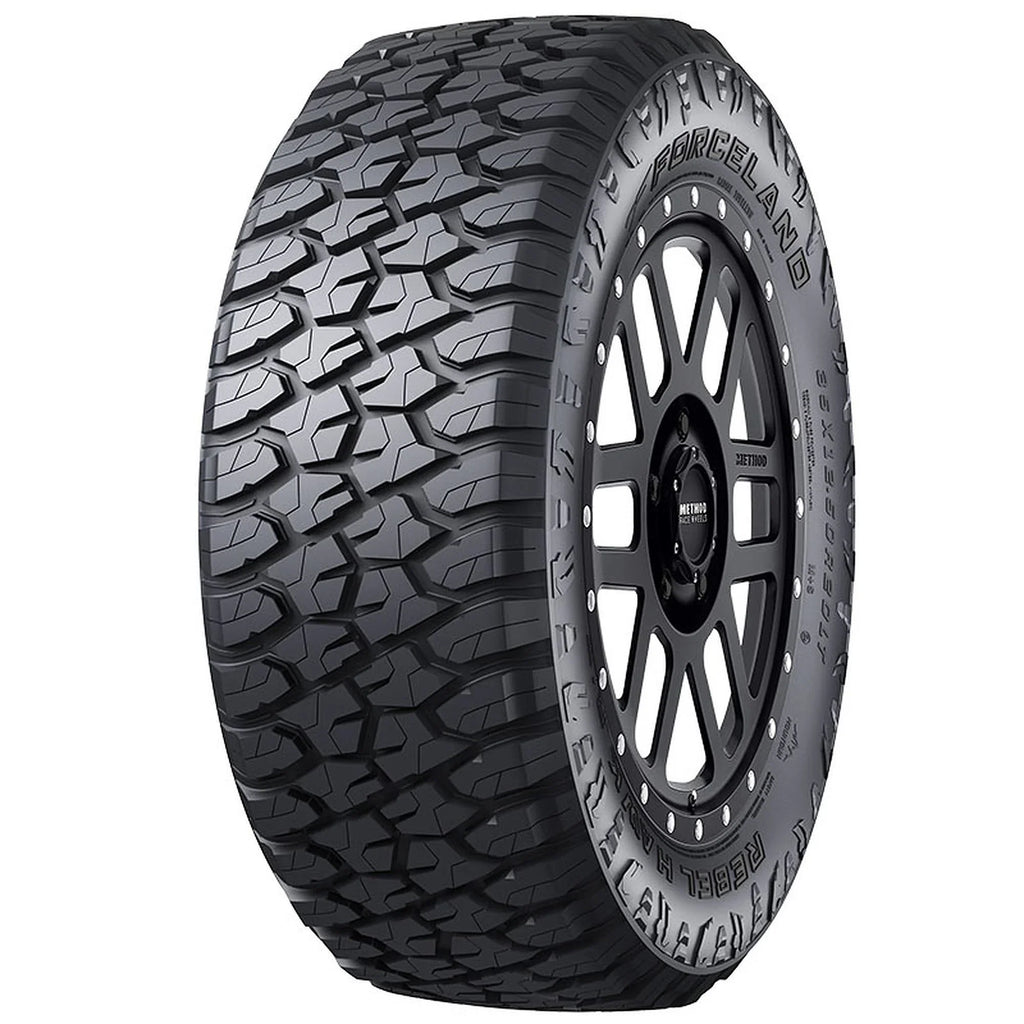 Hawk LT37X12.50R20 Rugged Tire Rebel 126Q Terrain R/T Truck Light E Forceland