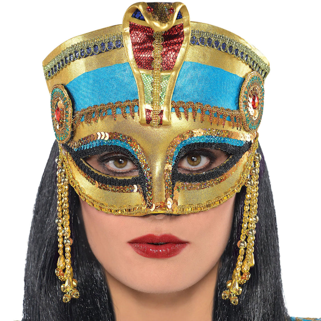 '- 6", Accessory Egyptian Mask Size, pc 10"X Costume Amscan Multicolor, One 1