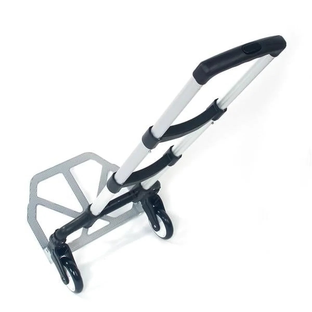 Trolley Cart Aluminum Push black Truck Folding luggage trolley Collapsible telescopic cart Portable foldable Portable Black trolley Dolly
