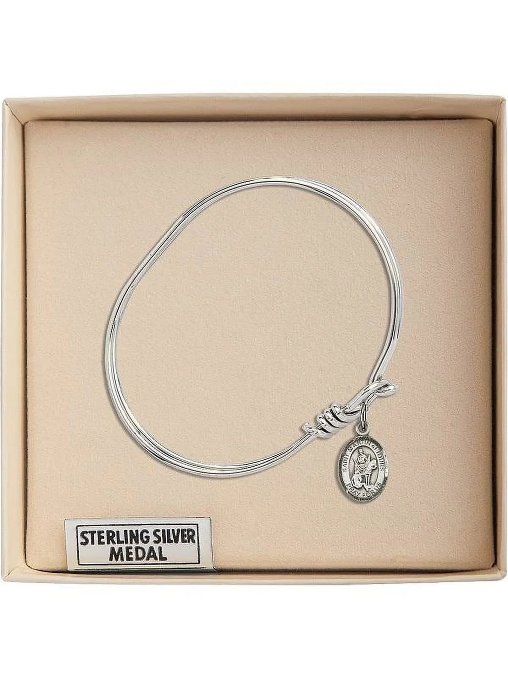 Eye Oval w/ of 3/4 5 Bracelet Hook Tours inch Silver in St. Bangle Sterling Martin