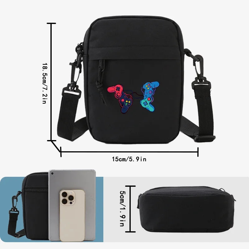 Handle Sling Women‘s moocr Detachable Lightweight Games And Print Casual & Bag Sports Bag & Commute Shoulder For Travel Crossbody With Outdoor Men‘s Daily Strap