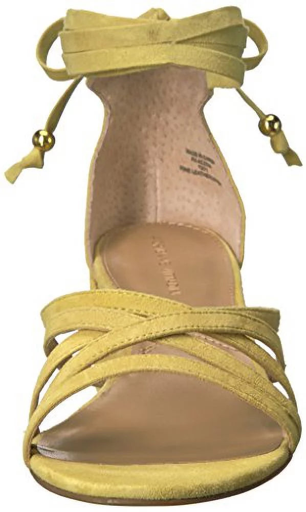 Alesia Women's Sandal, Heeled US VITTADINI M Yellow, 7.5 ADRIENNE Footwear