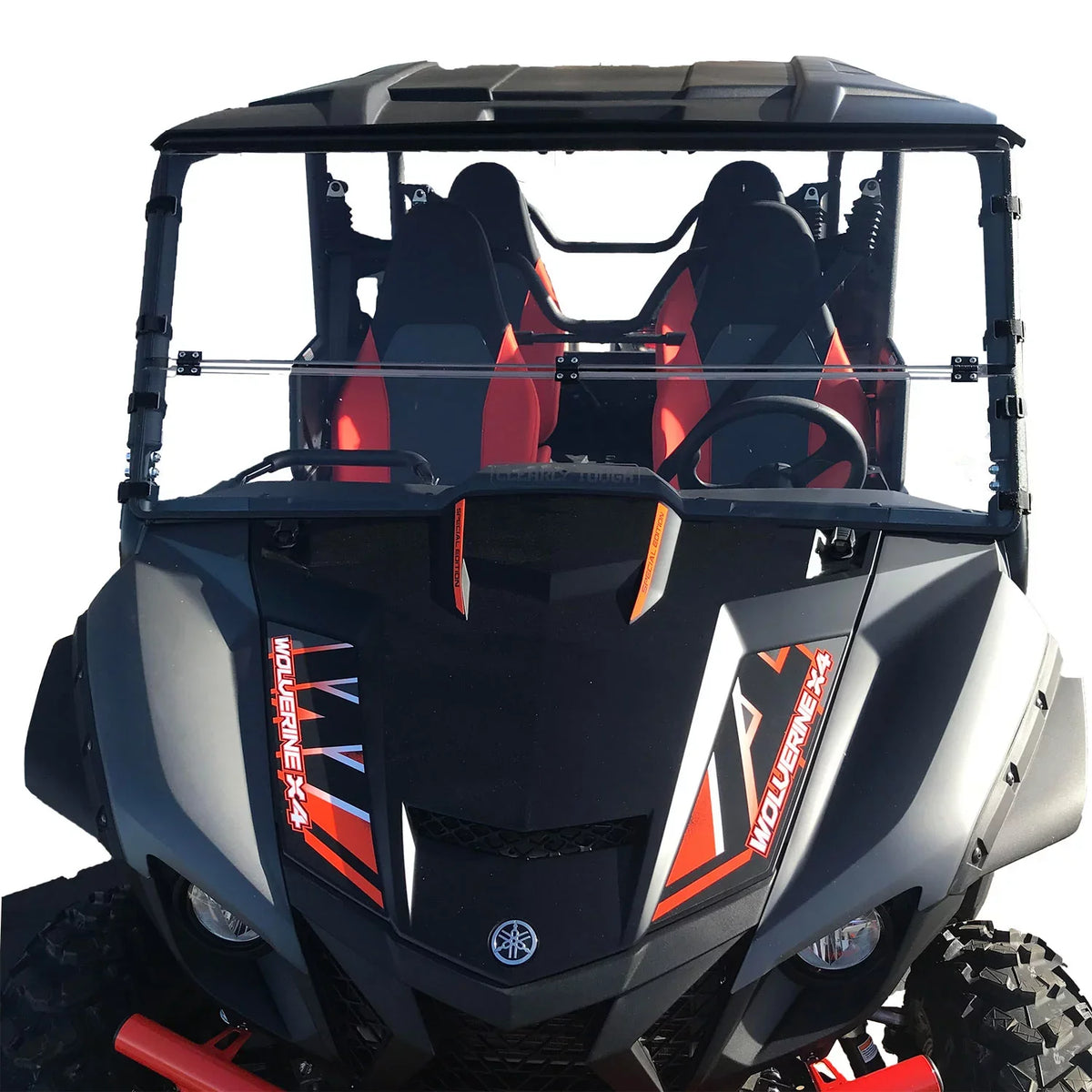 Coat. - Full America! Tough Extreme polycarbonate Wolverine X4 Windshield Made RESISTANT- Folding / Clearly X2 w/Hard Premium (2020 SCRATCH older) Versatility! Yamaha and in
