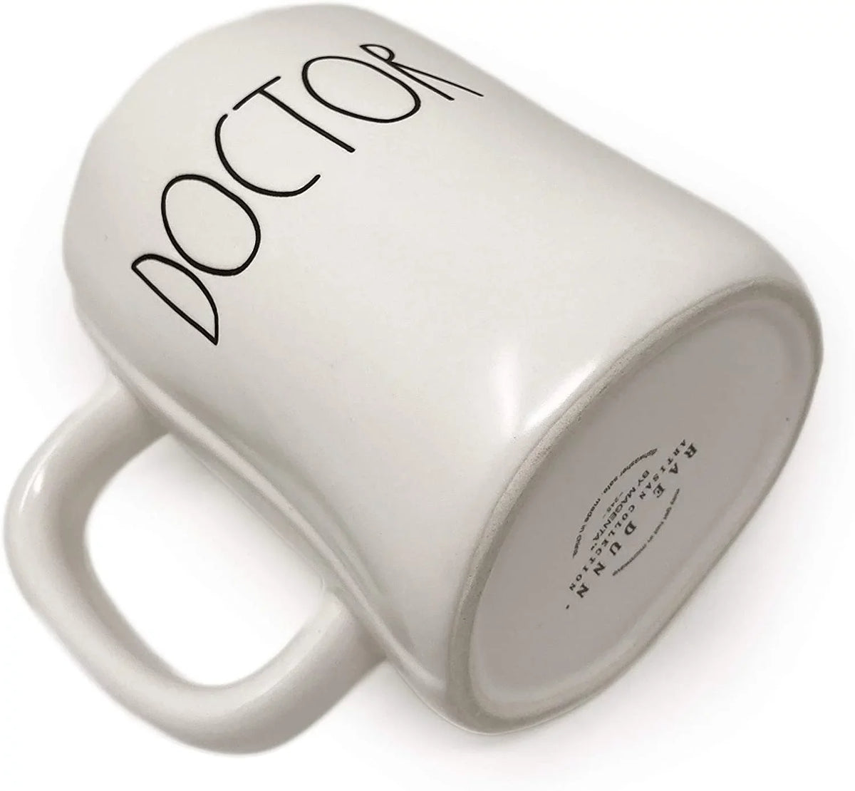 Ceramic Mug LL HERO Mug Tea DOCTOR Black Letter Dunn White Rae with