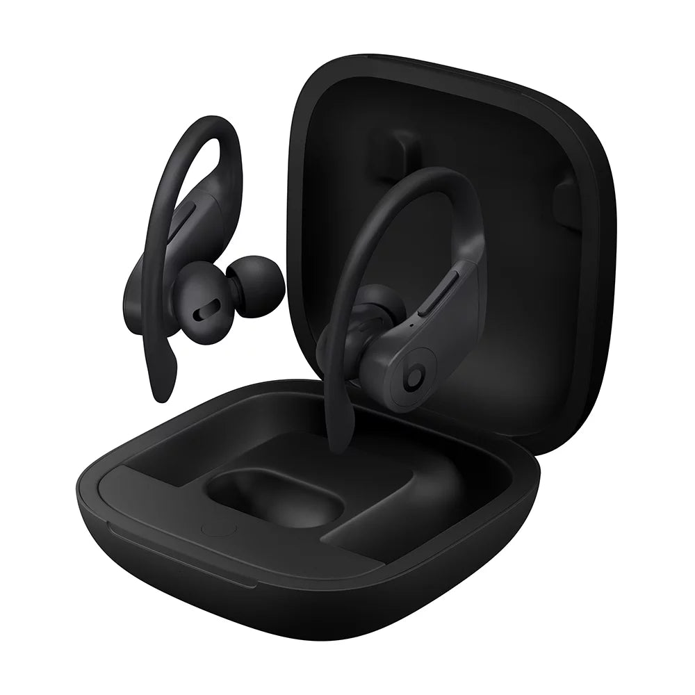 Black Apple Chip Wireless Pro Totally Headphone Earphones - with Powerbeats H1