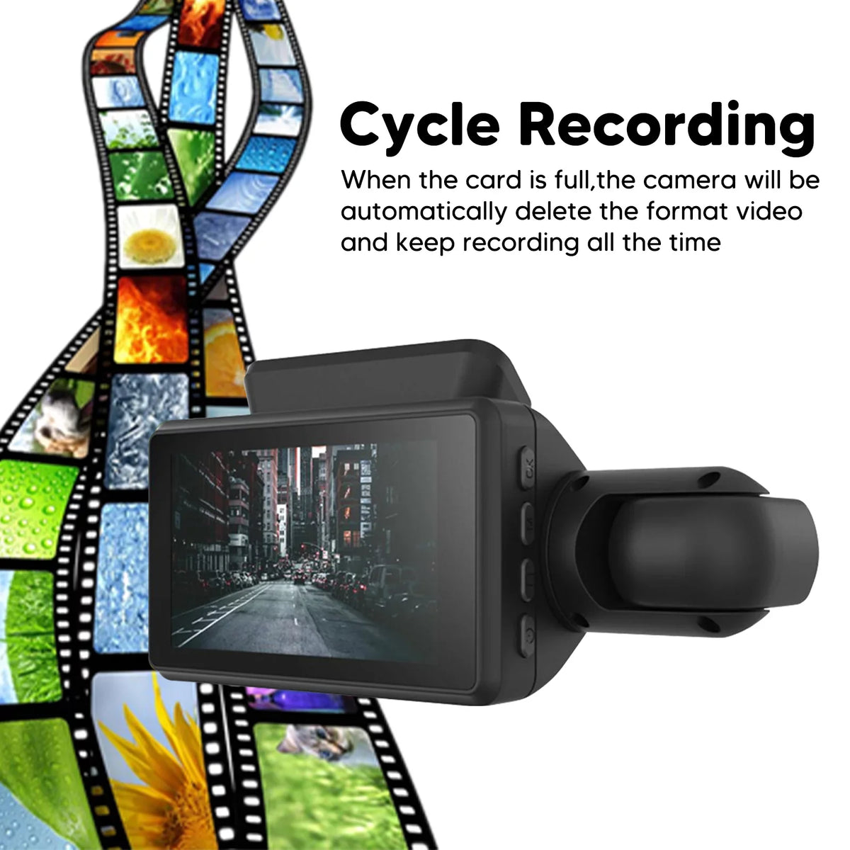 Lens, Inside and G-Sensor Front Dual Vision Angel Driving Card, W/32GB HD Car Car Cam Parking DVR Dash Recorder Dash Loop TF Camera for Cam Recording Car, 1080P Night Wide Dual