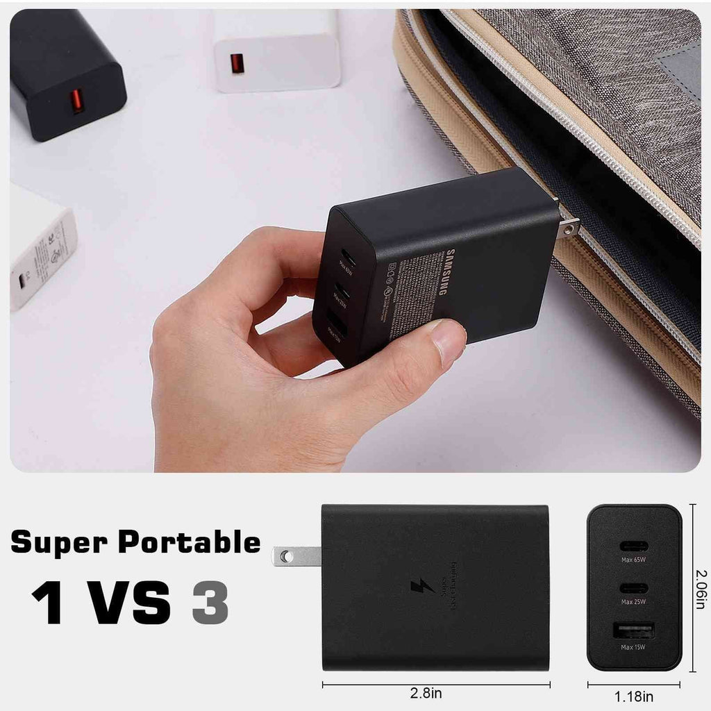 65W Charging (China)/X27/iQOO Laptops, - Fast vivo Charger Galaxy, Steam - & Pro/S1 USB MacBook, USB-C Ports Google Samsung with Travel Deck Phones 3 Dual for Y17/X27 High-Speed Pixel, iPhone,