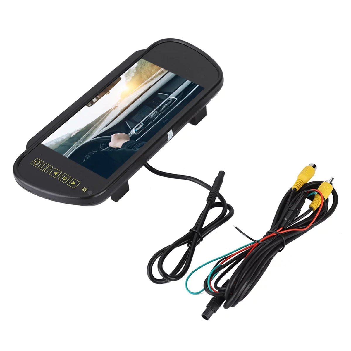 Rearview Monitor Auto Bracket 7inch Mirror View LCD Car Dimming Mirror- With Rearview Camera Car Lsaardth Rear