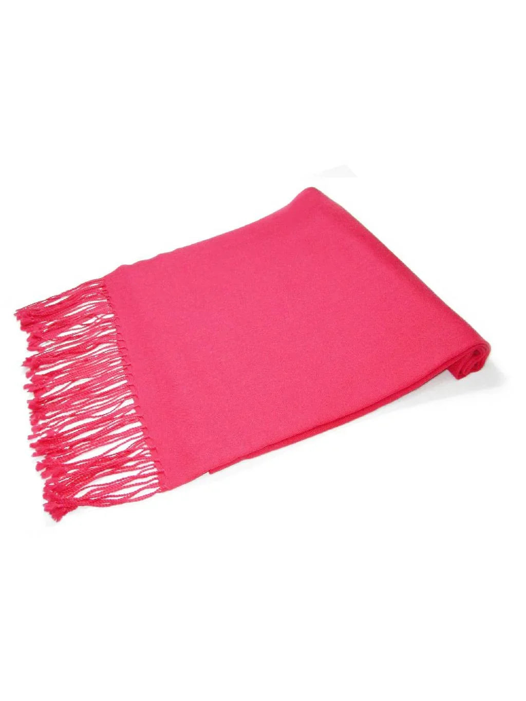 Wool Color Wrap 100% Pink Biagio Hot Womens Fuchsia Solid Shawl Pashmina Scarf
