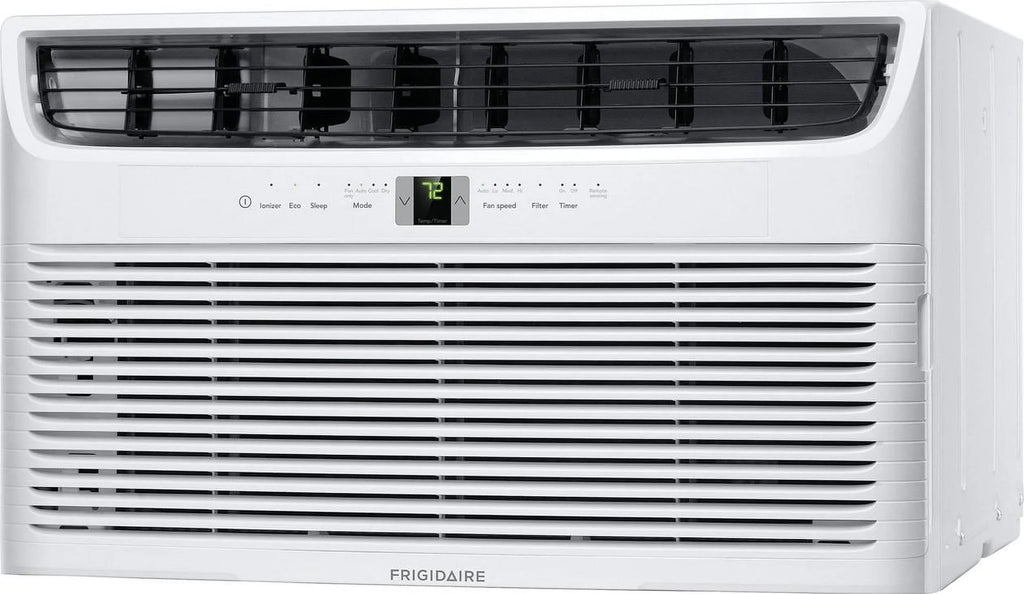 14000 Volts, sq. Remote, Wall Cooling ft. Conditioner FHTC142WA2 White 230/208 Frigidaire BTU, Air 700