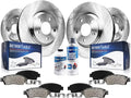 Lugs 2012 for Rear Brakes Replacement Rogue 2010 Ceramic Kit 5 2011 2013 Brake Brake 2008 Axle 2009 Front Rotors Detroit 08-13 Disc Pads - Nissan and