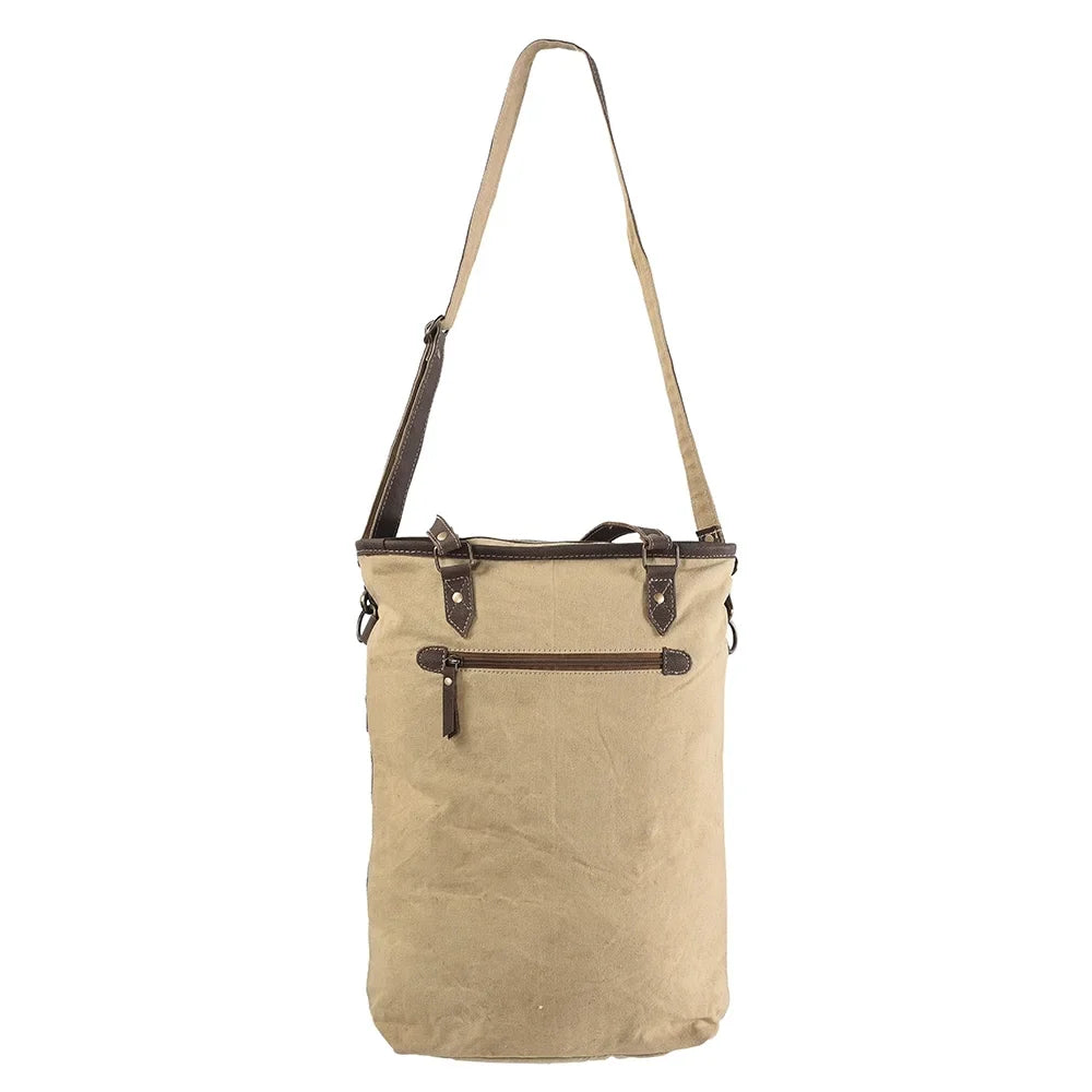Wool Hair-on Upcycled KB161 OHLAY handbag Canvas KB bag women Upcycled Genuine Leather purse Hand TOTE Tooled western
