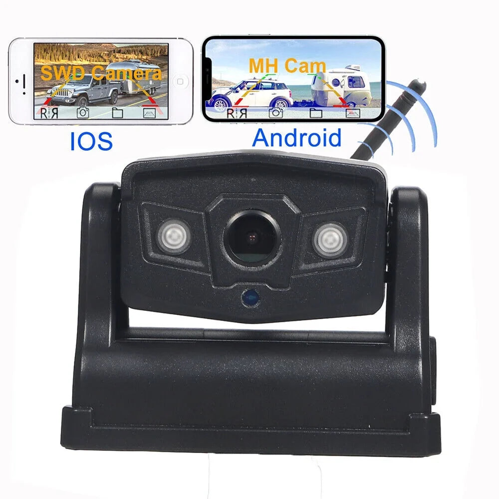 Camera, for 9600mAh Wireless Reliable Front/Rear Magnetic Backup WiFi Battery View, JahyShow